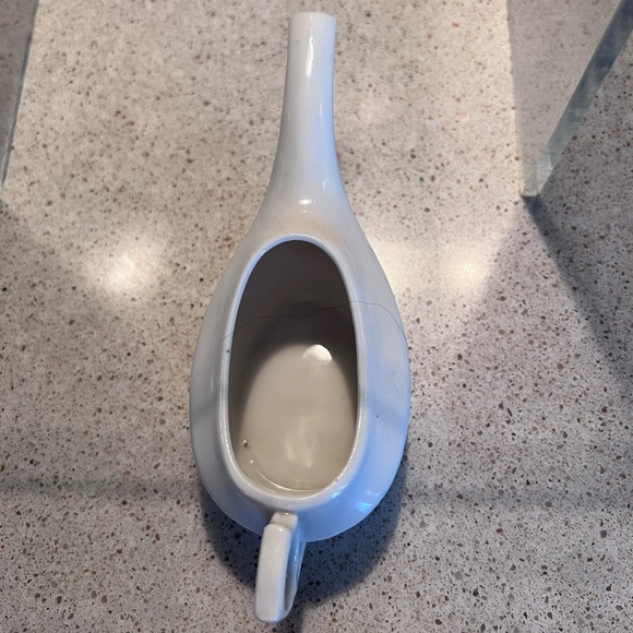 Pre 1920 German made Medical Porcelain Infant or Invalid Feeder with finger ring - Picture 4 of 8